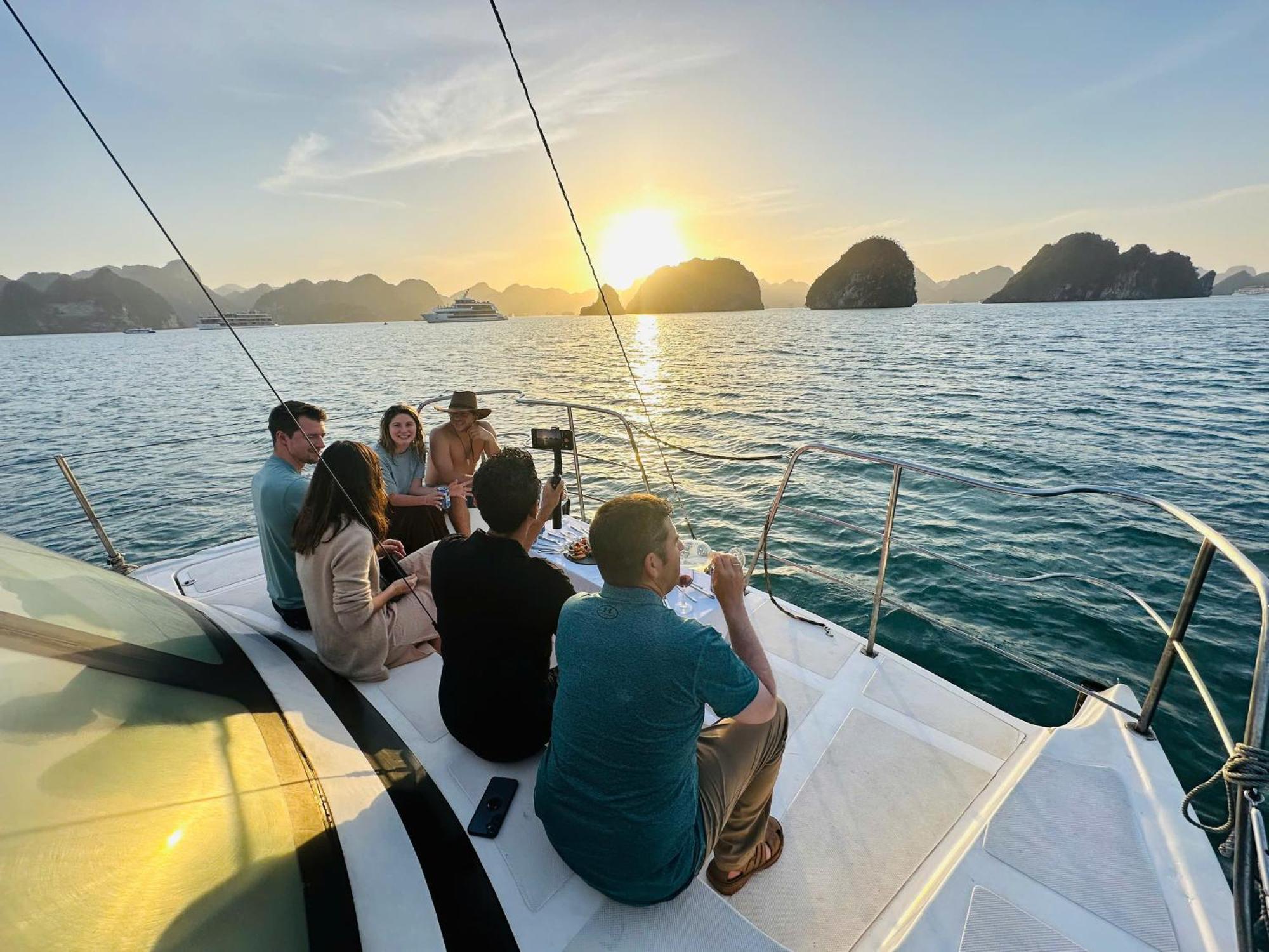 מלון הלונג Scarlet Pearl Cruises - Wonder On Lan Ha Bay מראה חיצוני תמונה