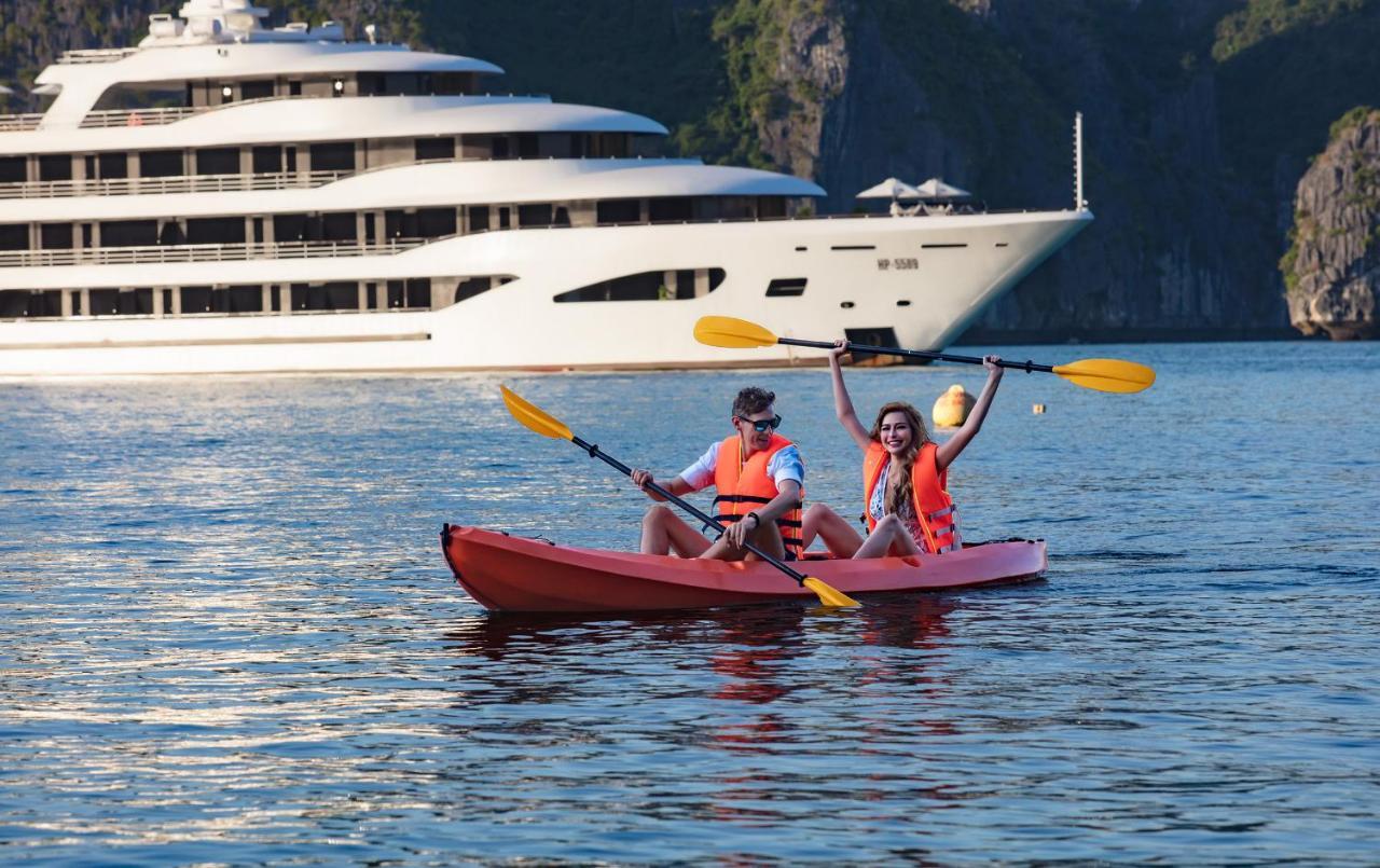 מלון הלונג Scarlet Pearl Cruises - Wonder On Lan Ha Bay מראה חיצוני תמונה